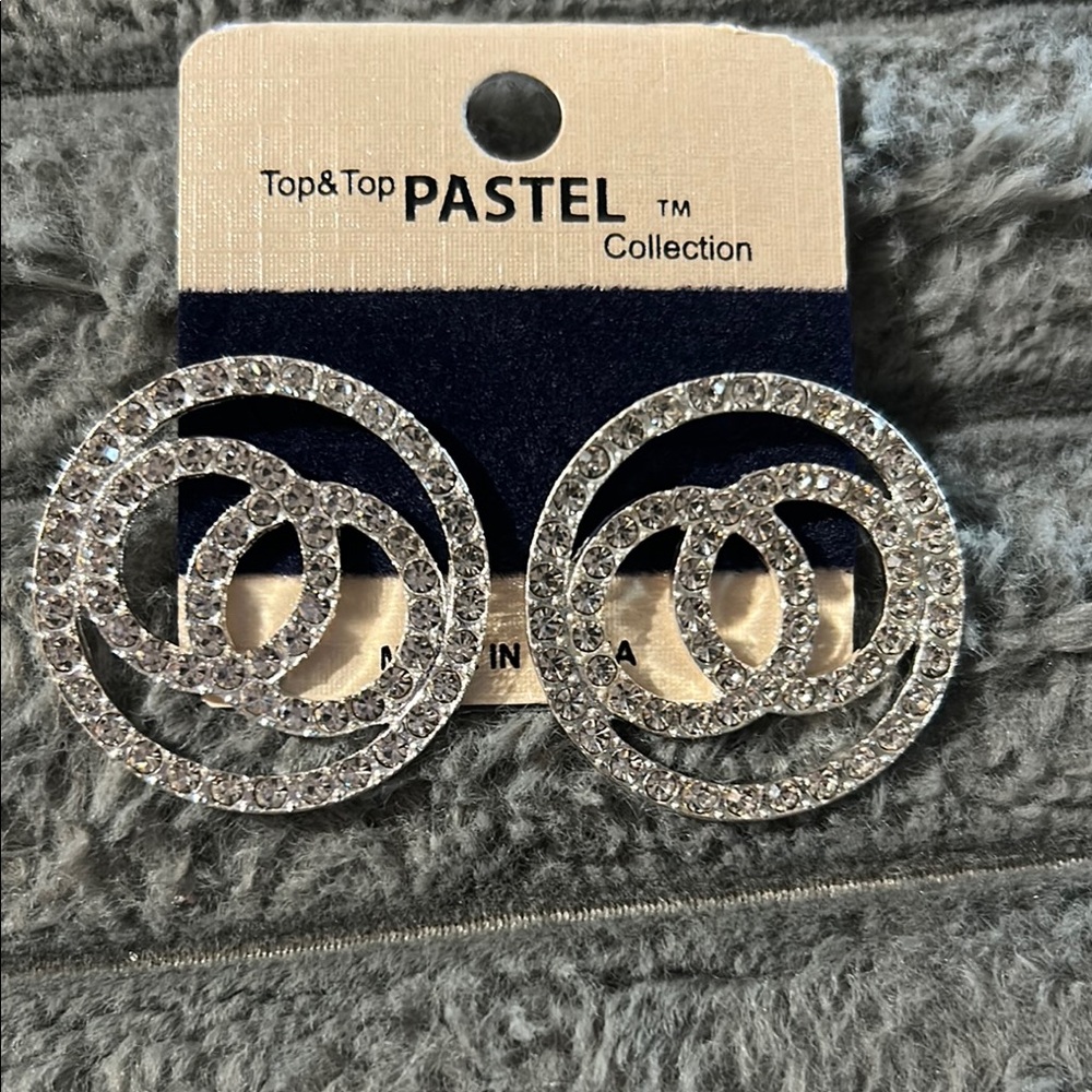 Pastel Silver Earrings